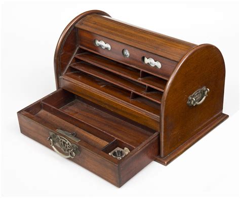 Oak Stationery Box, Circa 1900