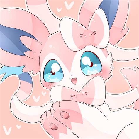 Sylveon By Sakuperi8 Twitter Cute Pokemon Wallpaper Pokemon Eeveelutions Cute Pokemon