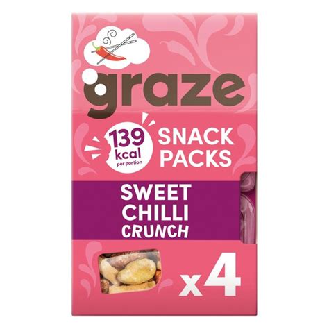 Graze Sweet Chilli Crunch Multipack Ocado