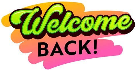 Welcome Back Banner