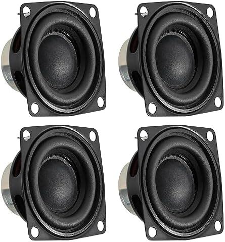 ACEIRMC 4pcs 2inch 4Ohm 10W Full Range Audio Speaker Stereo Woofer