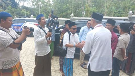 Beri Salam Perpisahan Usai Hadiri Silaturahmi Masyayikh Se Indonesia