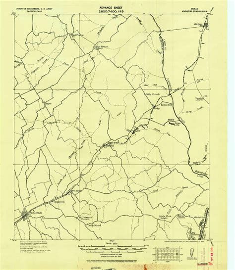 Marquez, Texas 1930 () USGS Old Topo Map Reprint 15x15 TX Quad 128500 ...