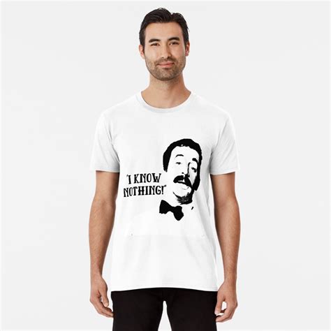 I Know Nothing Manuel Fawlty Towers Quote And Graphic T Shirt By
