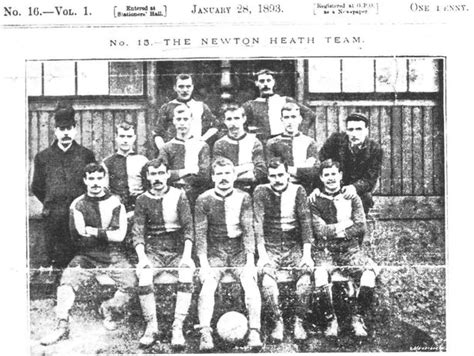 The History Of Newton Heath Manchester United And Middlesbrough In The