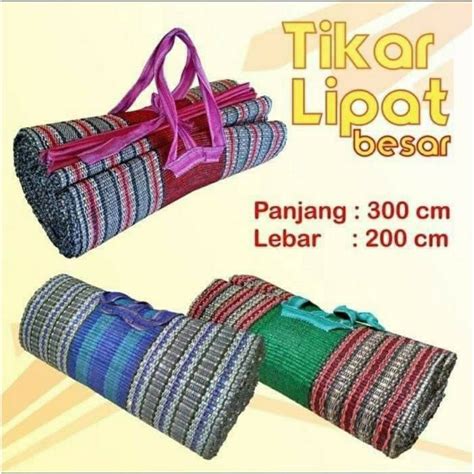 Jual Tikar Lipat Karpet Piknik 2x3 Meter 2 X 3 Mtr Benang Tenun