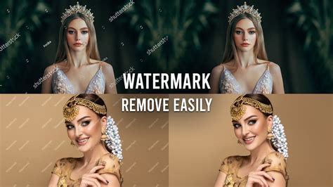 Easy Ways To Remove Watermark In Photoshop Photoshop Tutorial In Hindi Youtube