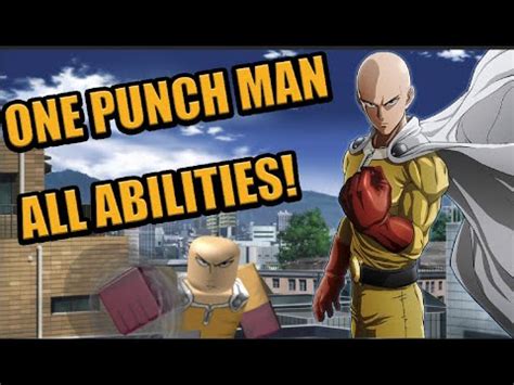 Roblox One Punch Man Destiny All Abilities The Rarest One Youtube