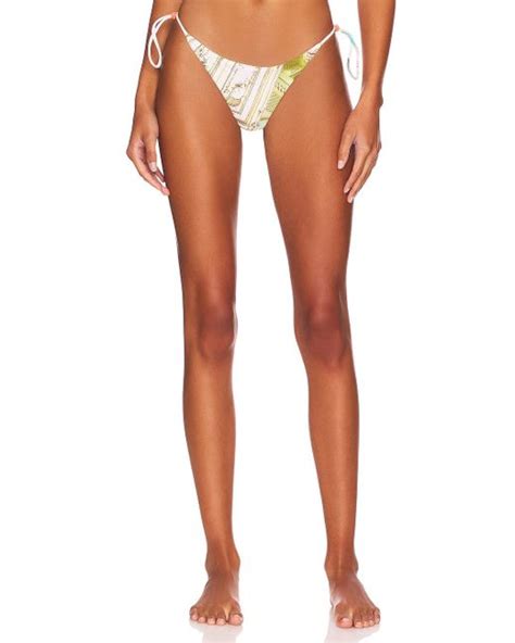 Miaou Synthetic X Paloma Elsesser Kauai Bikini Bottom In White Lyst