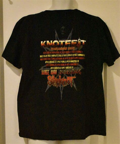 Knotfest Roadshow 2022 Slipknot Black Concert T Shirt Gem