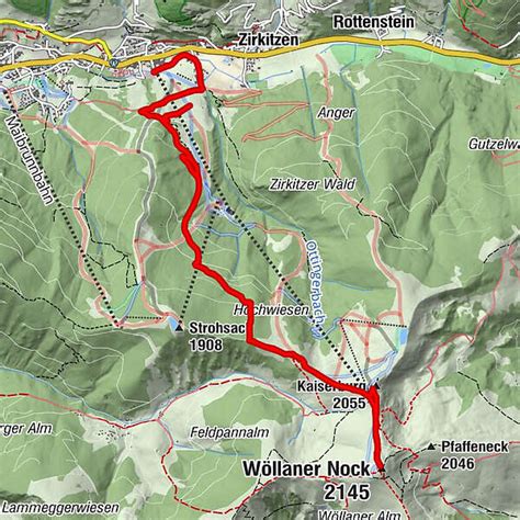 Bad Kleinkirchheim Rossalmhütte Kaiserburg Wöllaner Nock