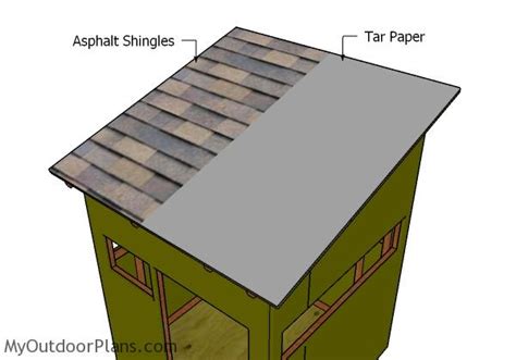 5x5 Shooting House Roof Plans Myoutdoorplans Free Woodworking Plans