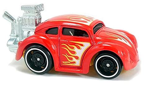 Hot Wheels Tooned Volkswagen Beetle Vermelho Fusca Universo Hot