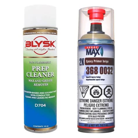 Blysk Bundle Spray Max 2k Epoxy Primer Beige Blysk Prep Cleaner Wax And Grease Ebay