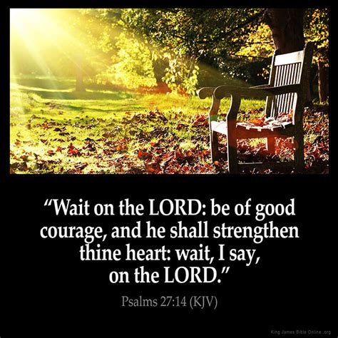 Psalms 2714 Inspirational Image