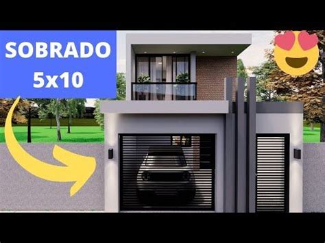 Planta Pronta De Casa Tipo Sobrado Pequeno Quartos X Moderno