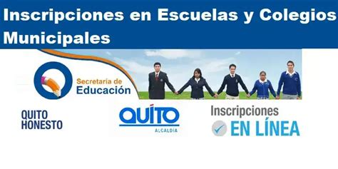 Inscripciones En Escuelas Y Colegios Municipales Elyex