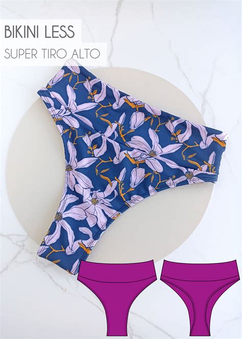 Molde Bikini Less Super Tiro Alto Mercadito De Moldes