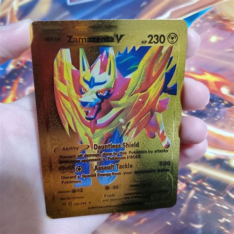 Zamazenta V Foil Pokemon Card Values Mavin