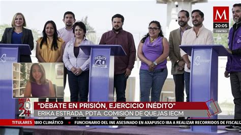 Cómo fue el primer debate del IECM en el penal de Santa Martha