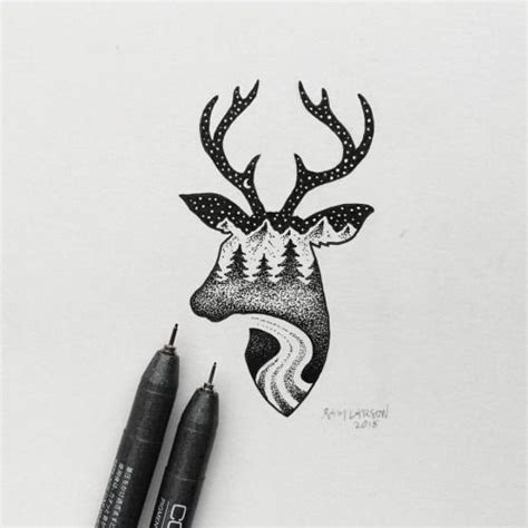 Cool Deer Drawings