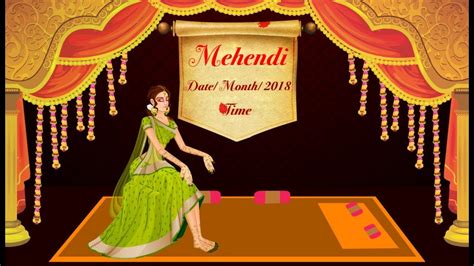 Traditional Rajasthani Marwari Wedding Invitation Vg Bride Side