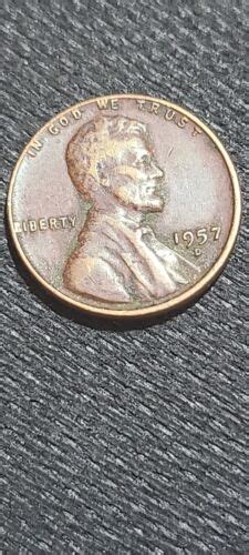 1957 D Wheat Penny L Error Very Rare EBay