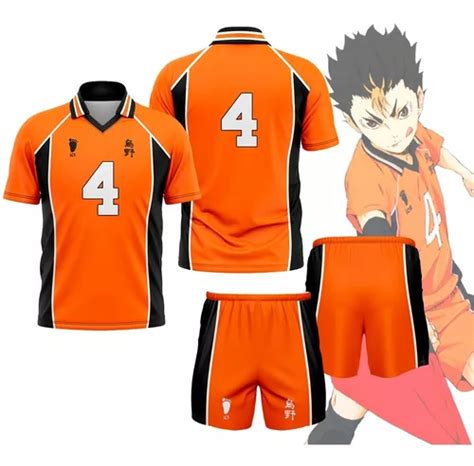 Cosplay Camisa E Short Uniforme Haikyuu Karasuno Frete Gr Tis