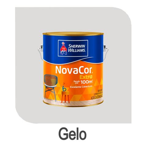 Novacor Acril Fosco Rend L Gelo Sherwin Novacor Acrilica Fosco