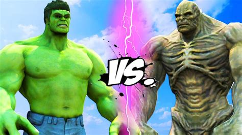 THE HULK VS ABOMINATION EPIC BATTLE YouTube