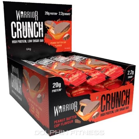 Warrior Crunch Bar 12 X 64g White Chocolate Crisp