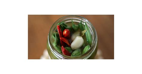 Spicy Pickled Green Beans Popsugar Food