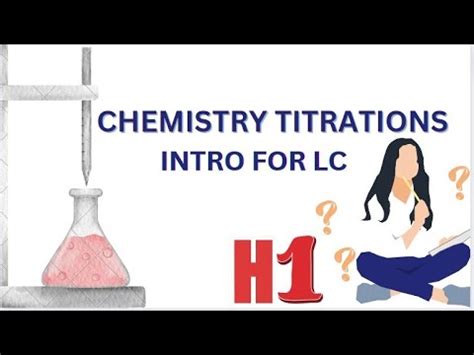 Beginner S Intro To Titrations Youtube