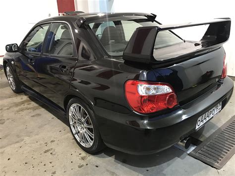 Натерли тачку полимером Subaru Impreza WRX STI GD 2 5 л 2006 года