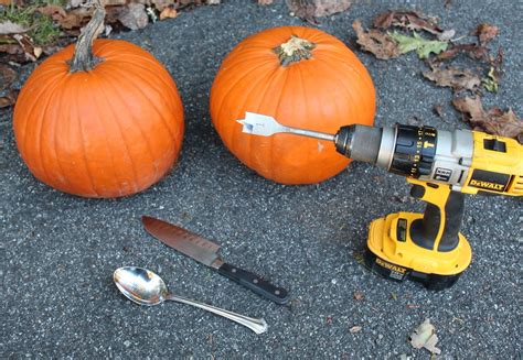 Easy Pumpkin Carving - With Power Tools! - The Effortless Girl DIY