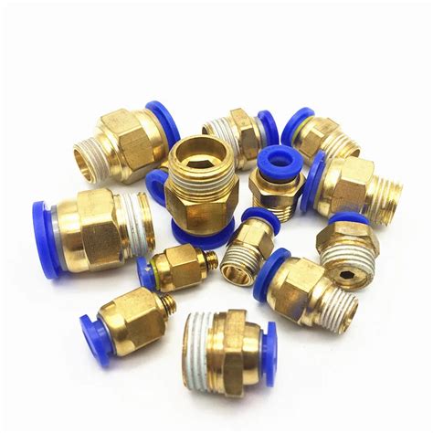 Pneumatic Fittings Quick Push In Connector 1 8 1 4 3 8 Male