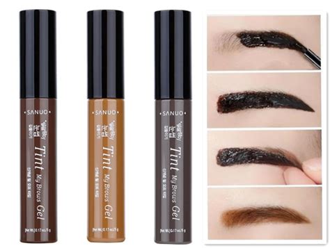 Buy Peel Off Eyebrow Enhancer Dye Eyebrow Gel Tint Gel