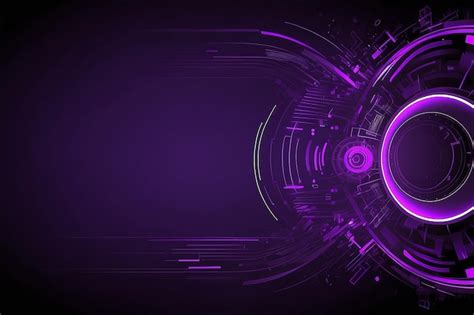 Premium Photo Dark Purple Abstract Technology Background Stock Illustration