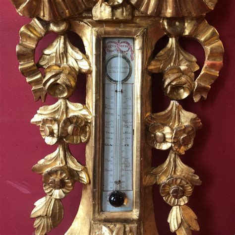 Proantic Barometer Thermometer Louis Xvi Period