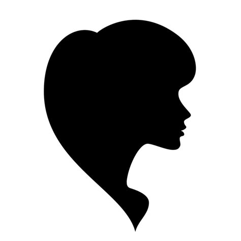 Woman Face Silhouette Vector Illustration 22781134 Vector Art At Vecteezy