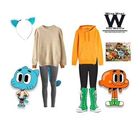 Darwin watterson cosplay costume tawog – Artofit