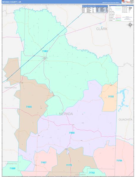 Maps of Nevada County Arkansas - marketmaps.com