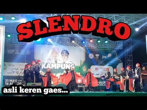 Gak Nonton Rugi Perform Slendro Lomba Musik Patrol Kampung