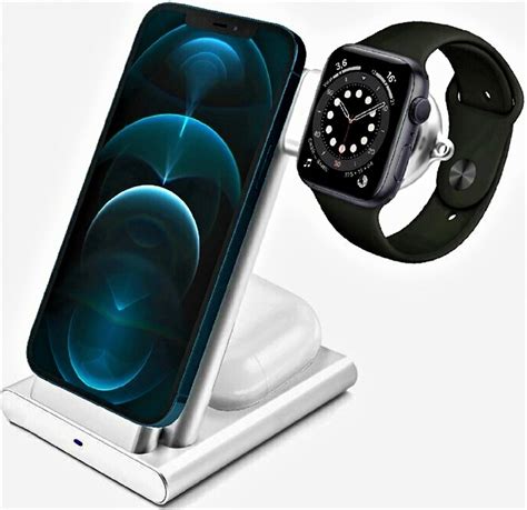 Зарядная станция для мобильных устройств Айфона 3 в 1/смартфона/iPhone ...