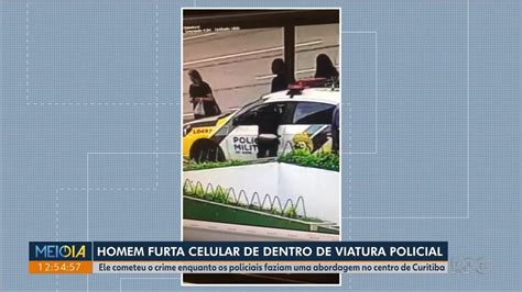 Homem Furta Celular De Dentro De Carro Da Pol Cia E Preso Diz Pm