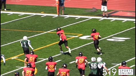 Osfl Football Under Chatham Kent Cougars Vs Guelph Jr Gryphons