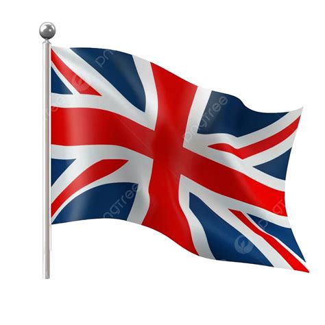 Elemental Design Of Flying British Flag Elemental Design Flying