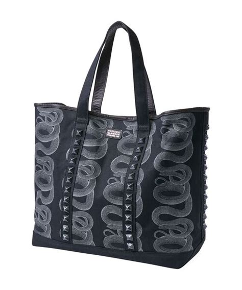 Snake Loop柄 Studs Canvasトート（トートバッグ）｜hysteric Glamour（ヒステリックグラマー）のファッション