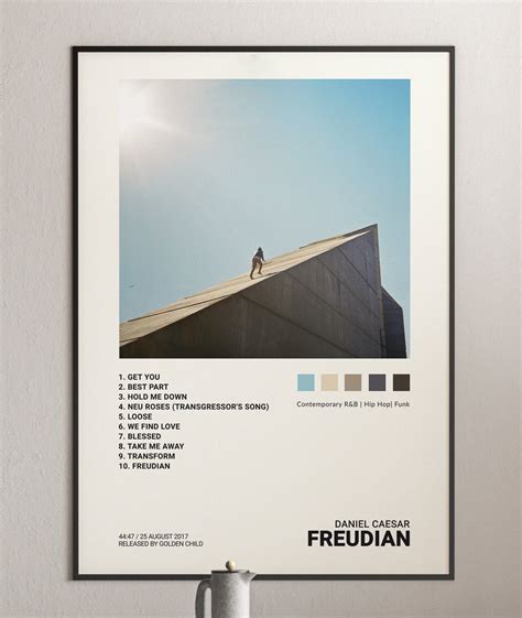 Daniel Caesar - Freudian Album Cover Poster Print | Architeg Prints