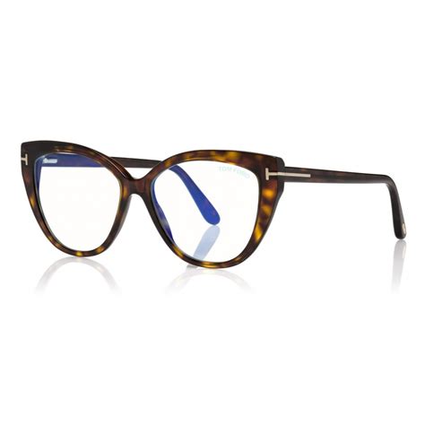 Tom Ford Blue Block Soft Opticals Glasses Occhiali Da Vista Cat Eye